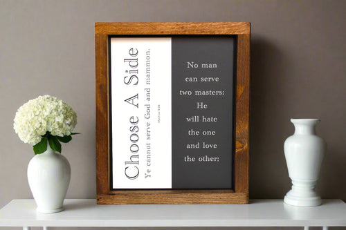 Sp2015 - Choose A Side