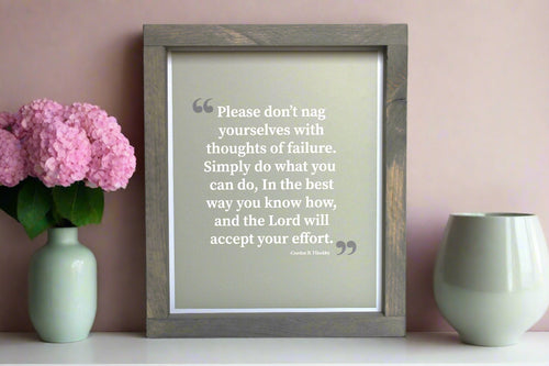 M1003 - Don't Nag Yourself