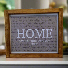 Load image into Gallery viewer, HOME is where they love you most -Fam2012