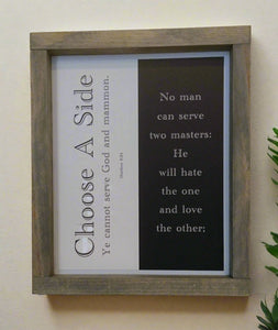 Choose A Side -Sp2030