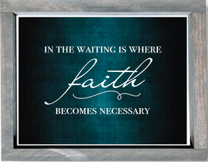 Waiting Faith Necessary SP2055