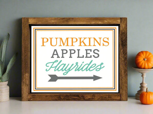 F1003 - Pumpkins Apples Hayrides
