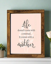 Load image into Gallery viewer, Fam1015 - Life comes with a Mother