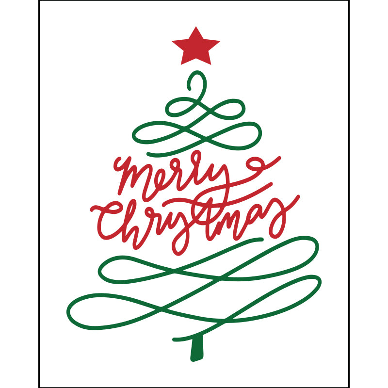 CH1017 - Merry Christmas Tree -