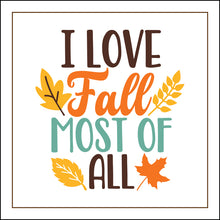 Load image into Gallery viewer, F1008 - I love fall most of all