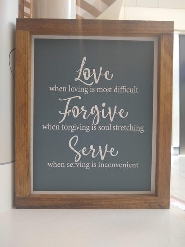 LM1002 - LOVE FORGIVE SERVE