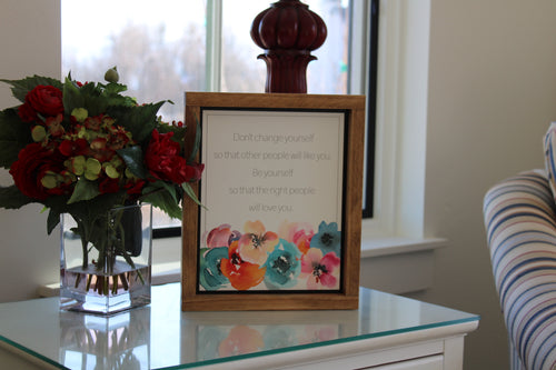 M1023 - Don't Change Yourself