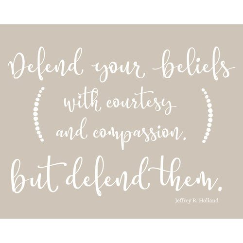 SP1004 - Defend Your Beliefs