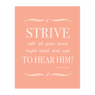 SP1010 - Strive To Hear Him